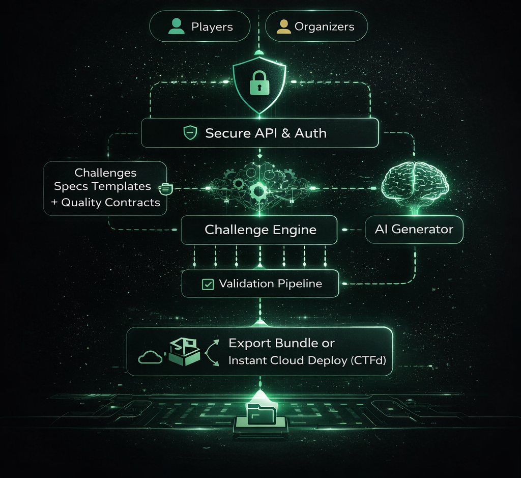 CTF deployment workflow diagram